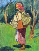 «Гуцулочка с бесагами», 1948