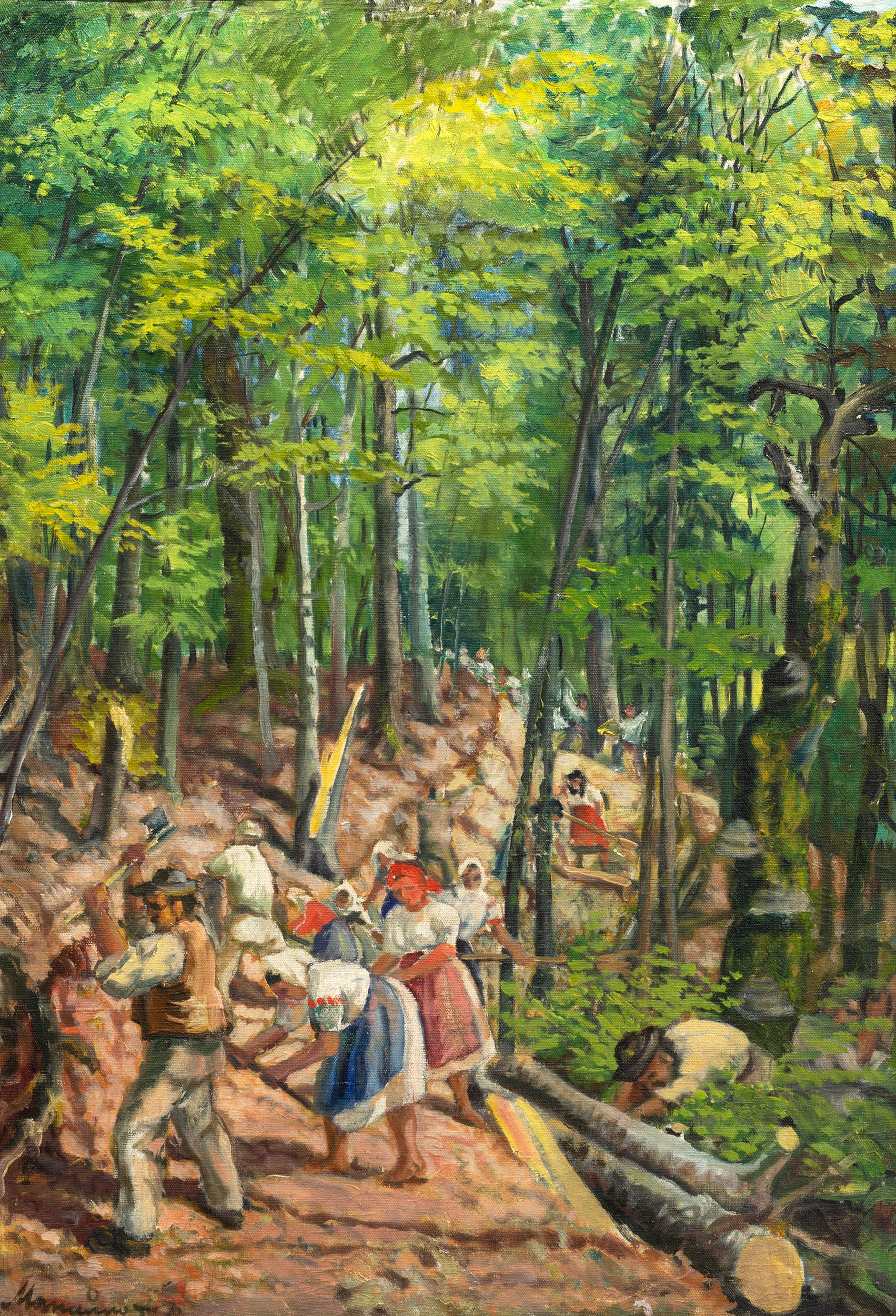  — «Лісова дорога», 1954