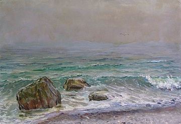 "Сірий день на морі", 1953