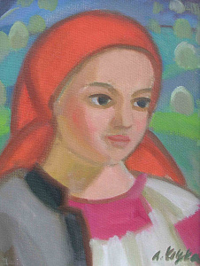 "Гуцулка в красной косынке", 1970-е