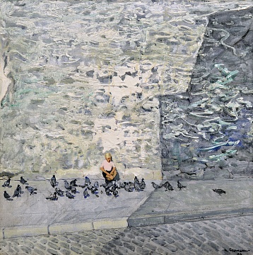 «В місті. Біля стародавніх стін», 1974