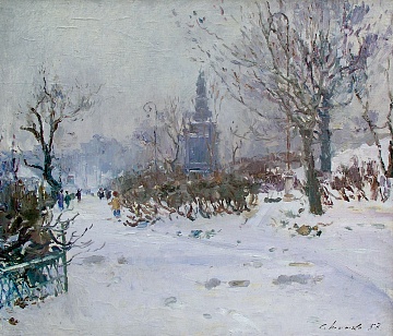 "Володимирська гірка взимку", 1957