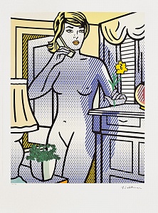 «Ню с желтым цветком», 1994