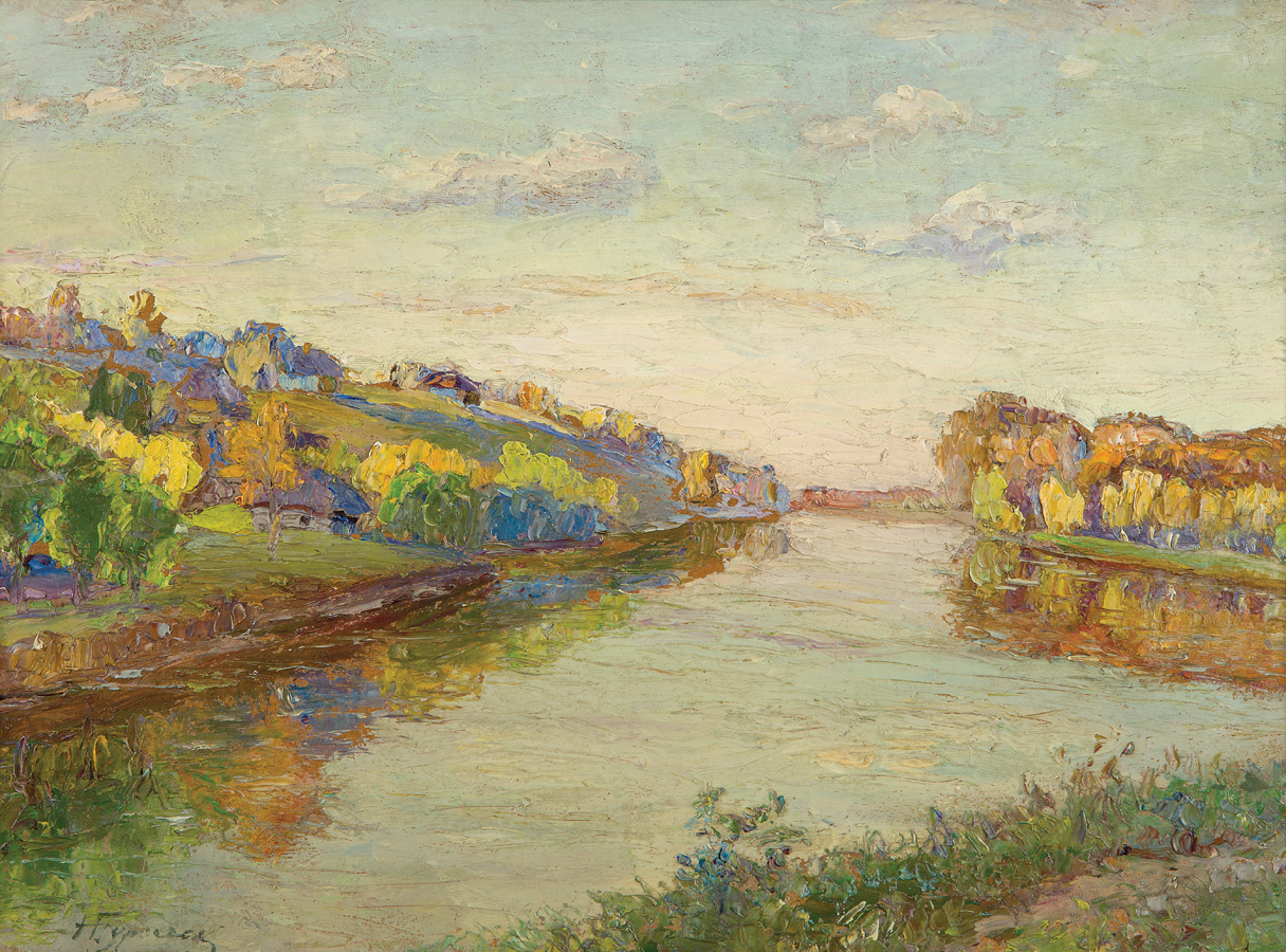 «Пейзаж з річкою», 1920-ті