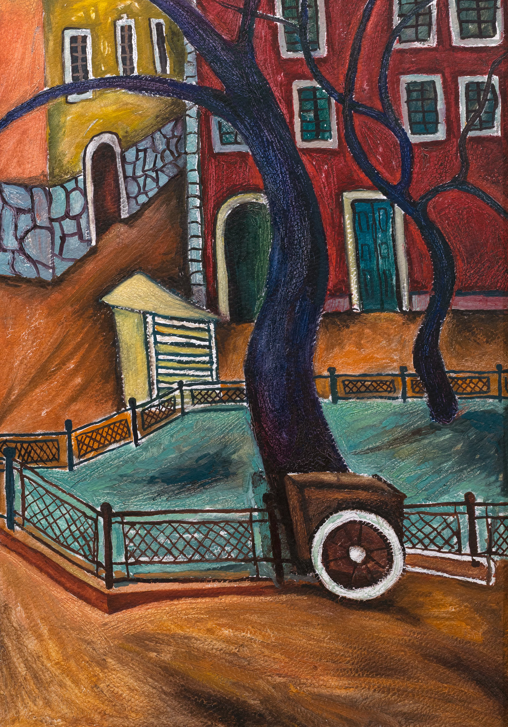  — «Пейзаж з червоним будинком», 1960