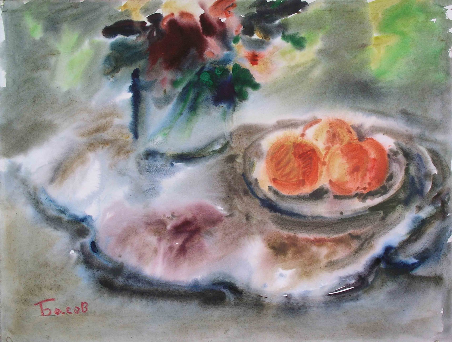 "Натюрморт з персиками", 1970-і