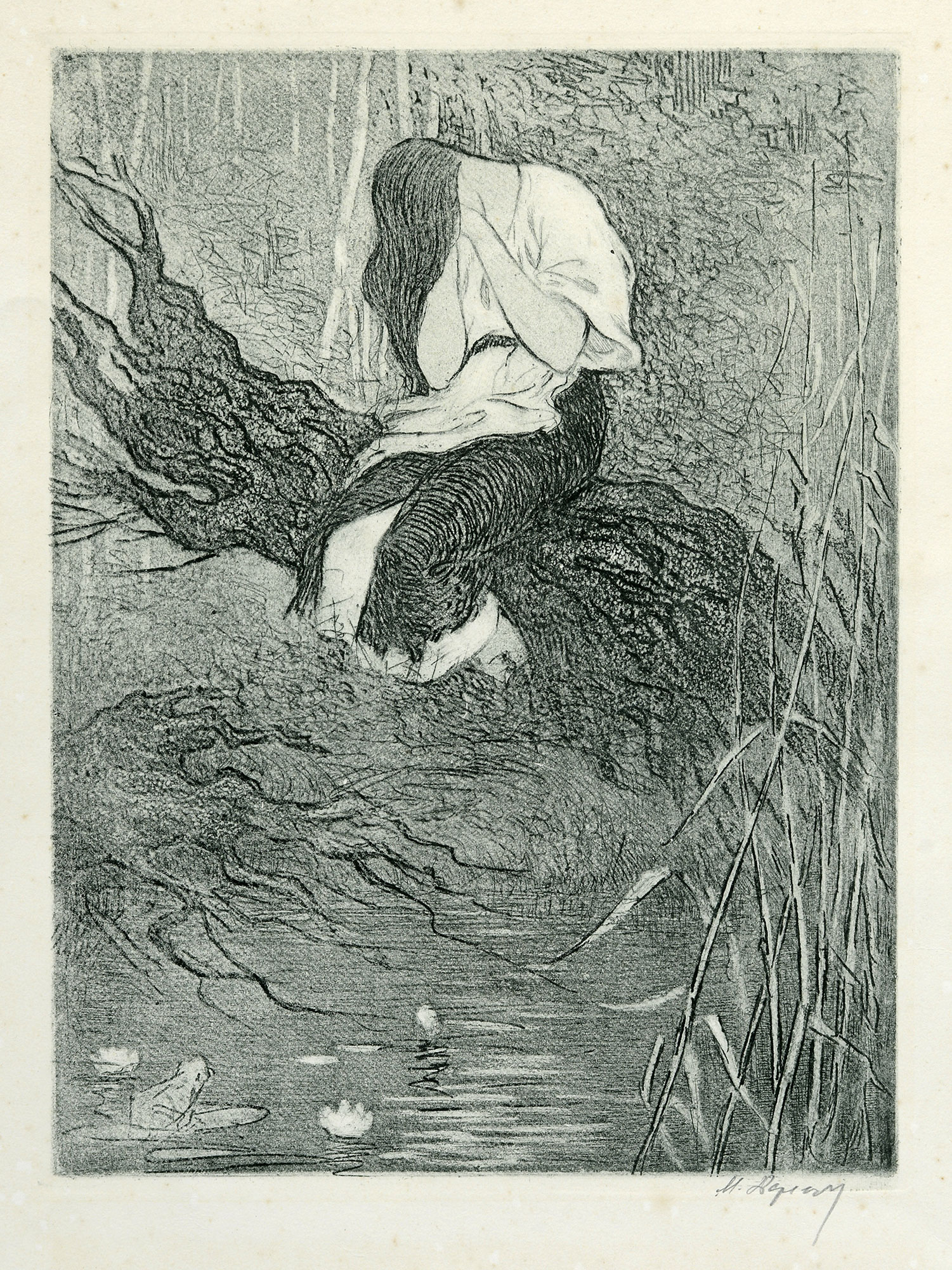  — «Мавка біля озера», за мотивами драми-феєрії Л. Українки «Лісова пісня», 1958