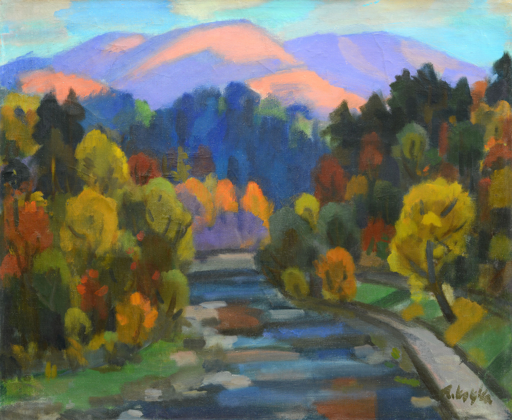  — «Осінь над річкою Уж», 1977 