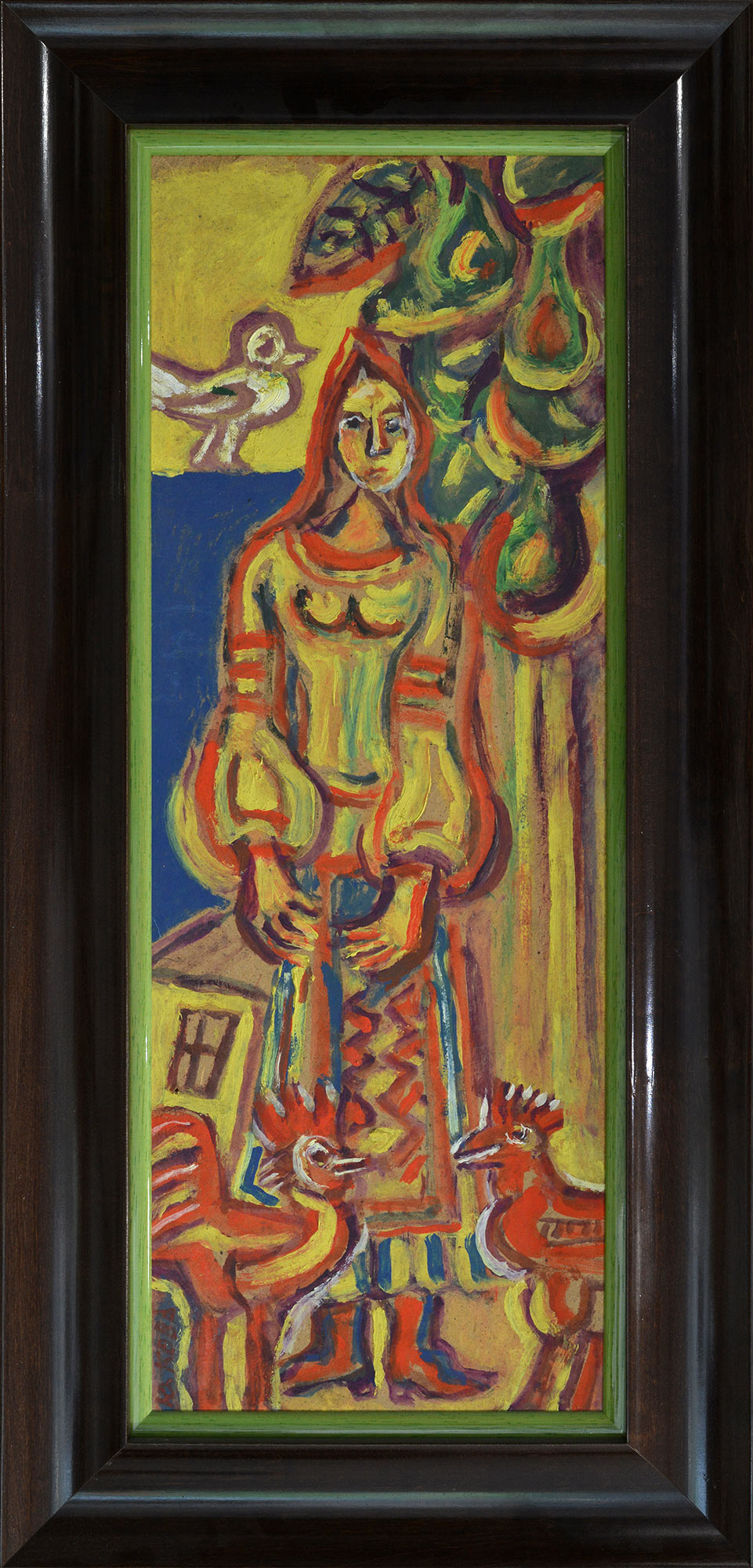 «Жінка, що годує півників», 1990-і - 2