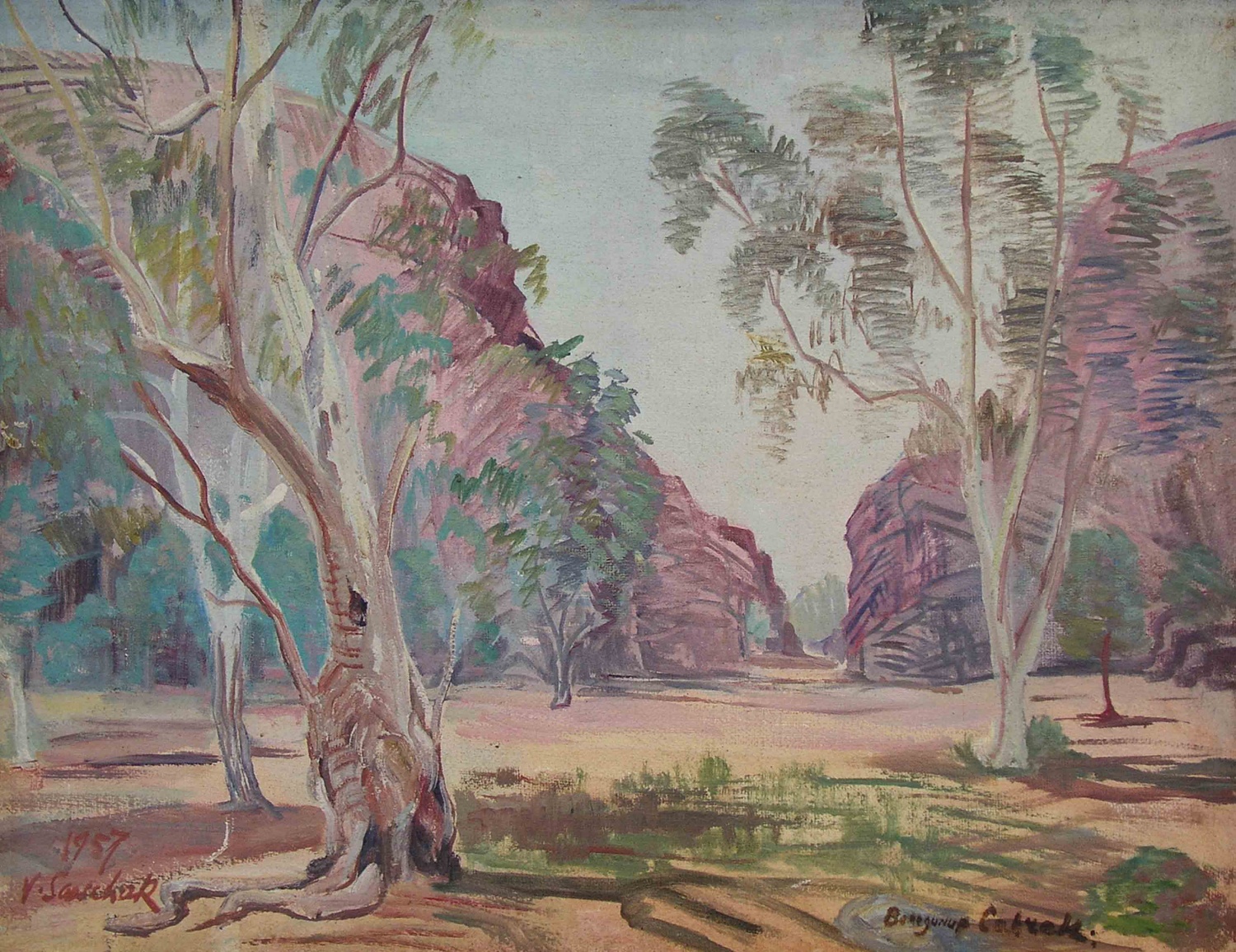 «Emily Gap в центральной Австралии», 1957