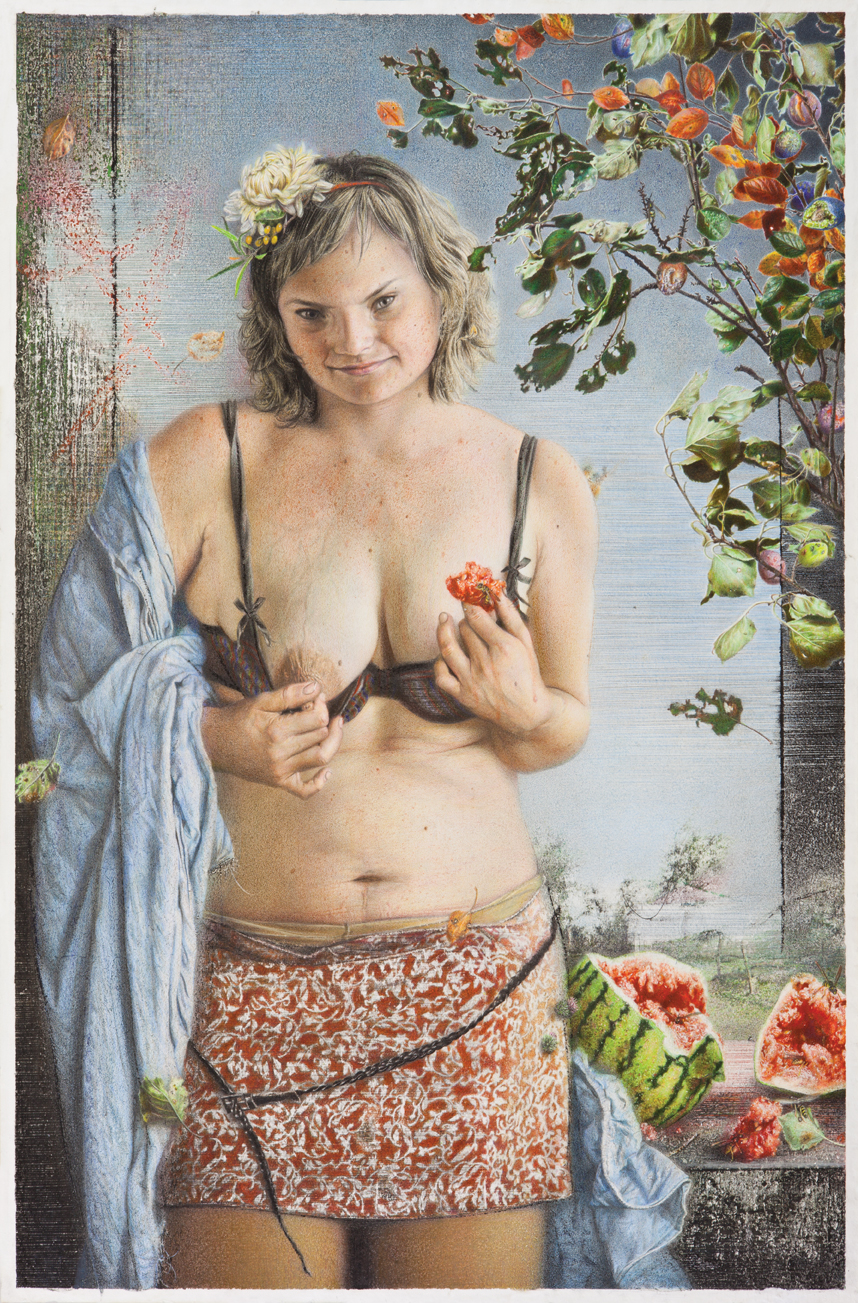 «Дівчина з хризантемами», 2011