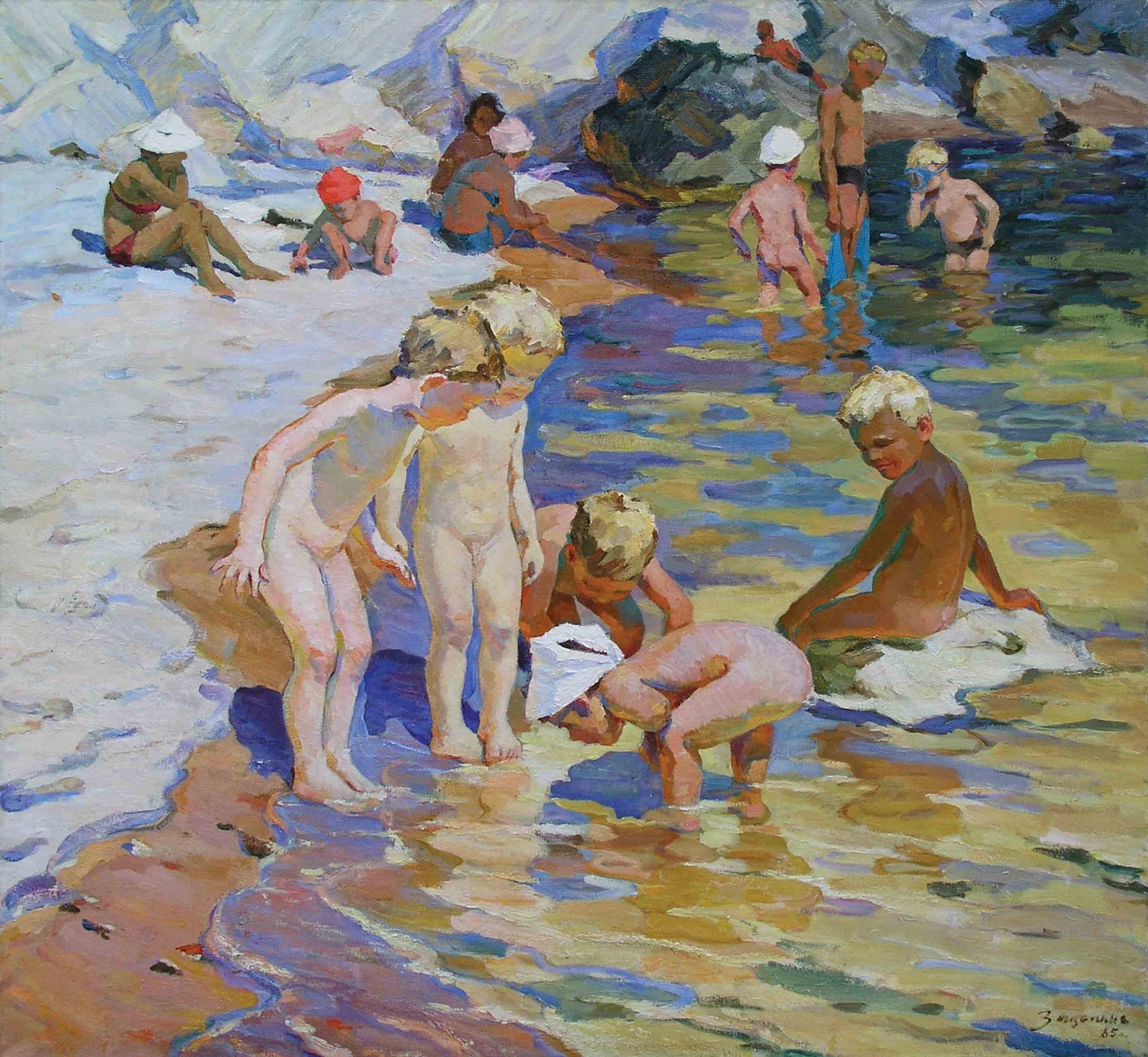 с детьми голым на пляж фото 31