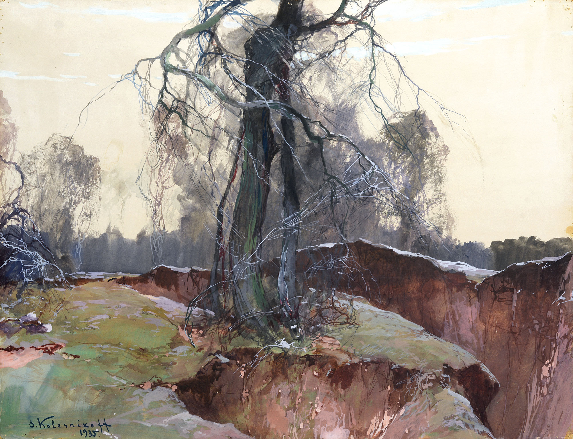  — «Зимовий краєвид», 1935