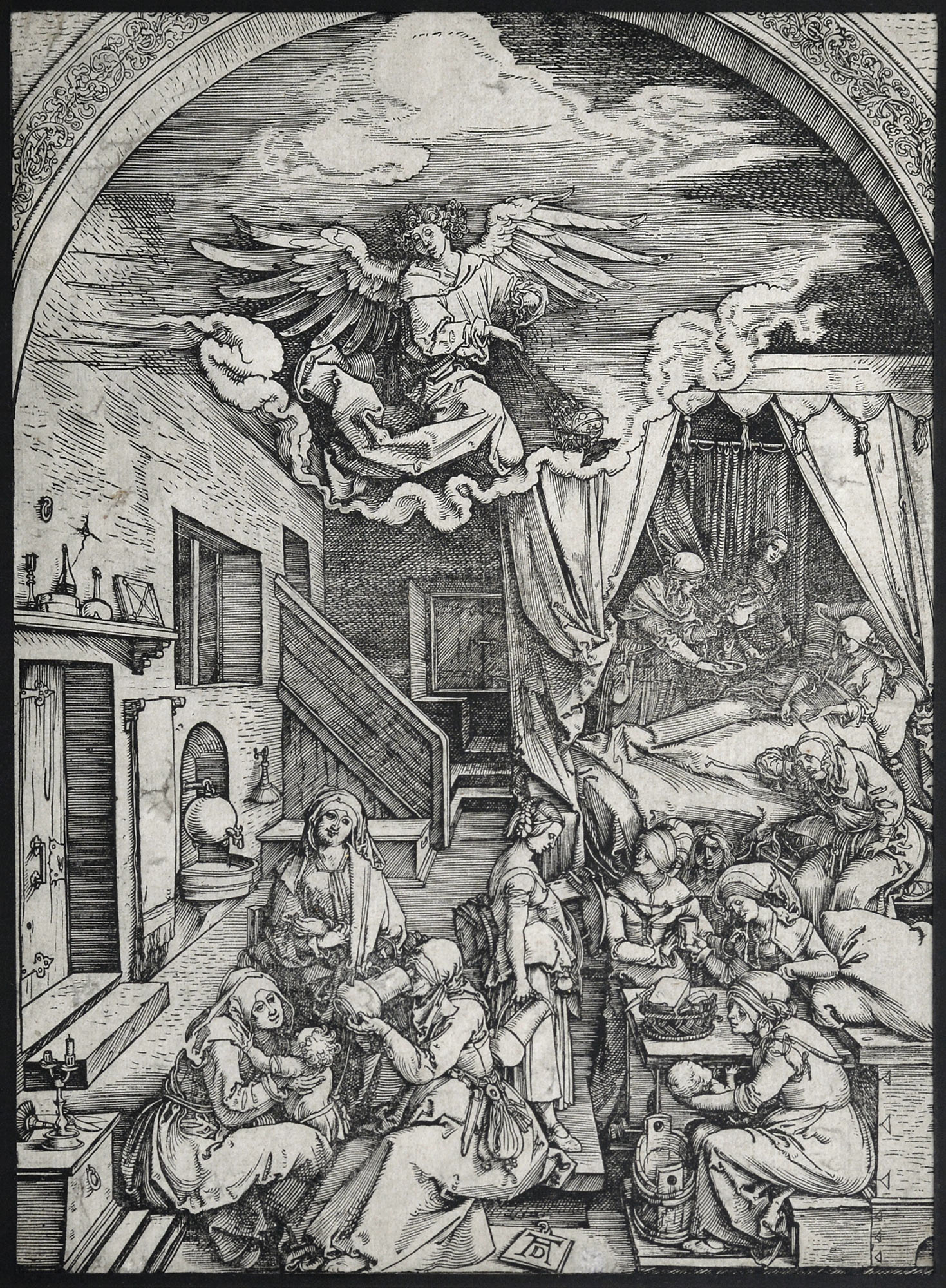 «Народження Діви Марії» із серії «Життя Богородиці», 1511
