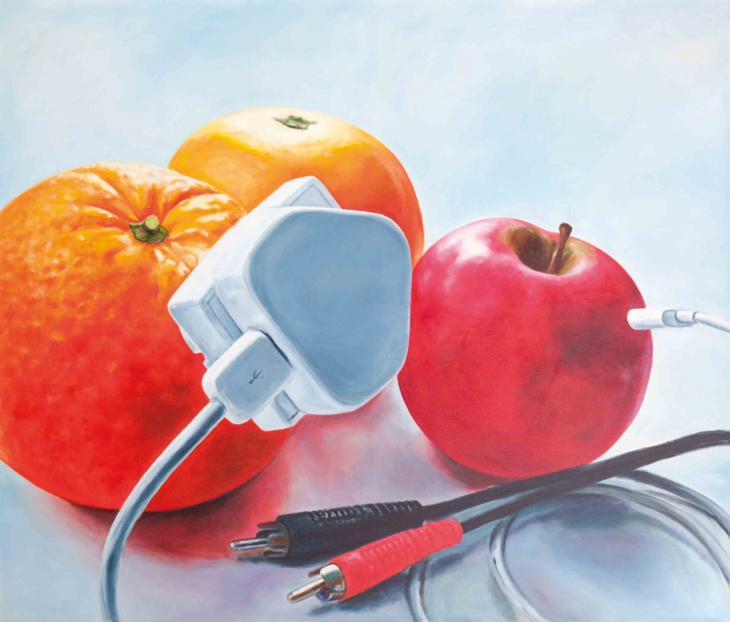 Електро-фрукти, 2011, із серії «Екологічно чистий ГМО»