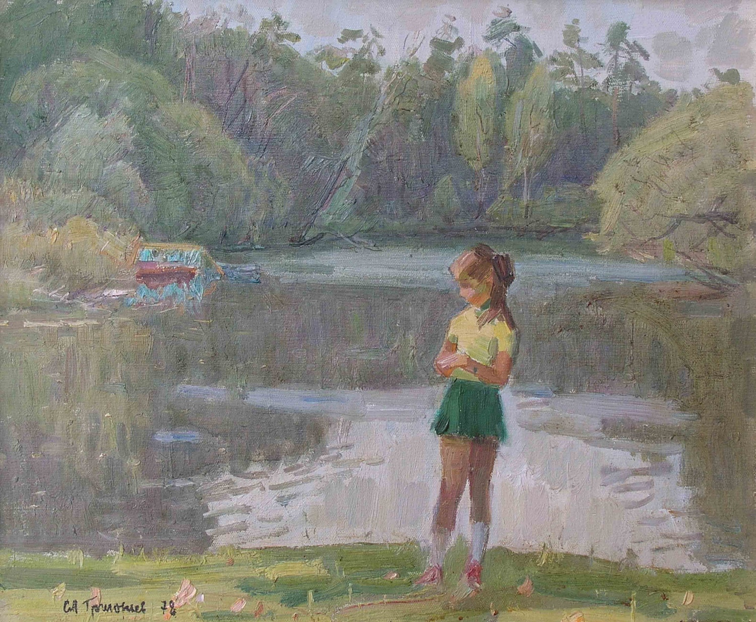 «Девушка у озера», 1978