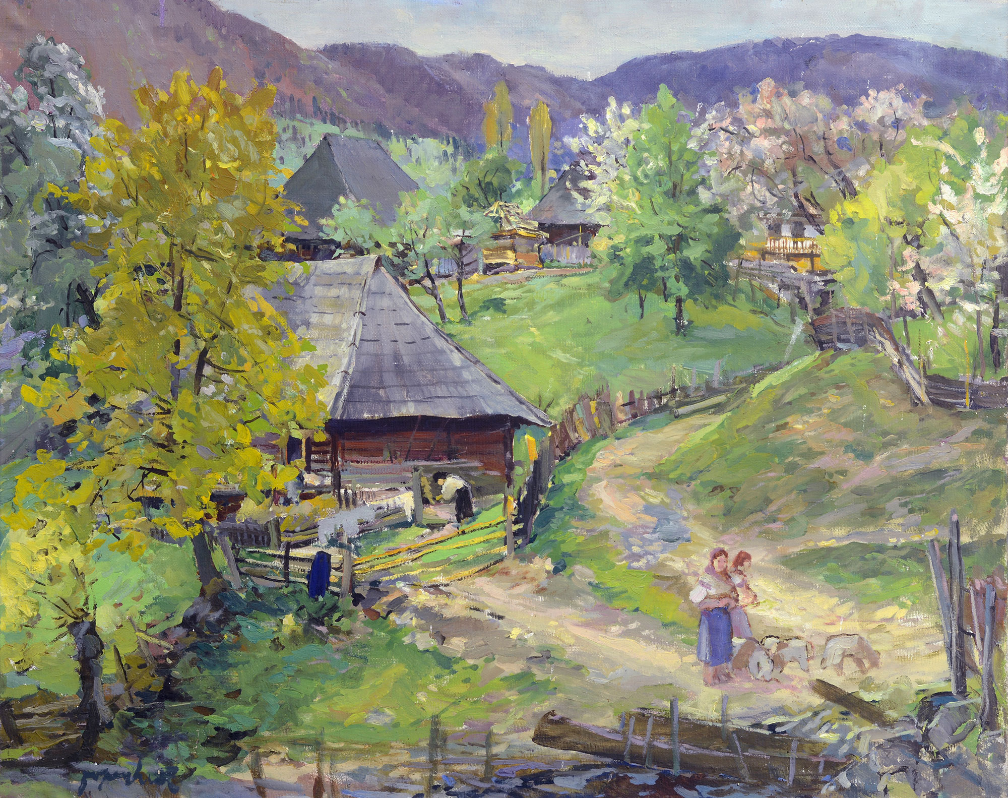  — «Село в горах», 1950-і
