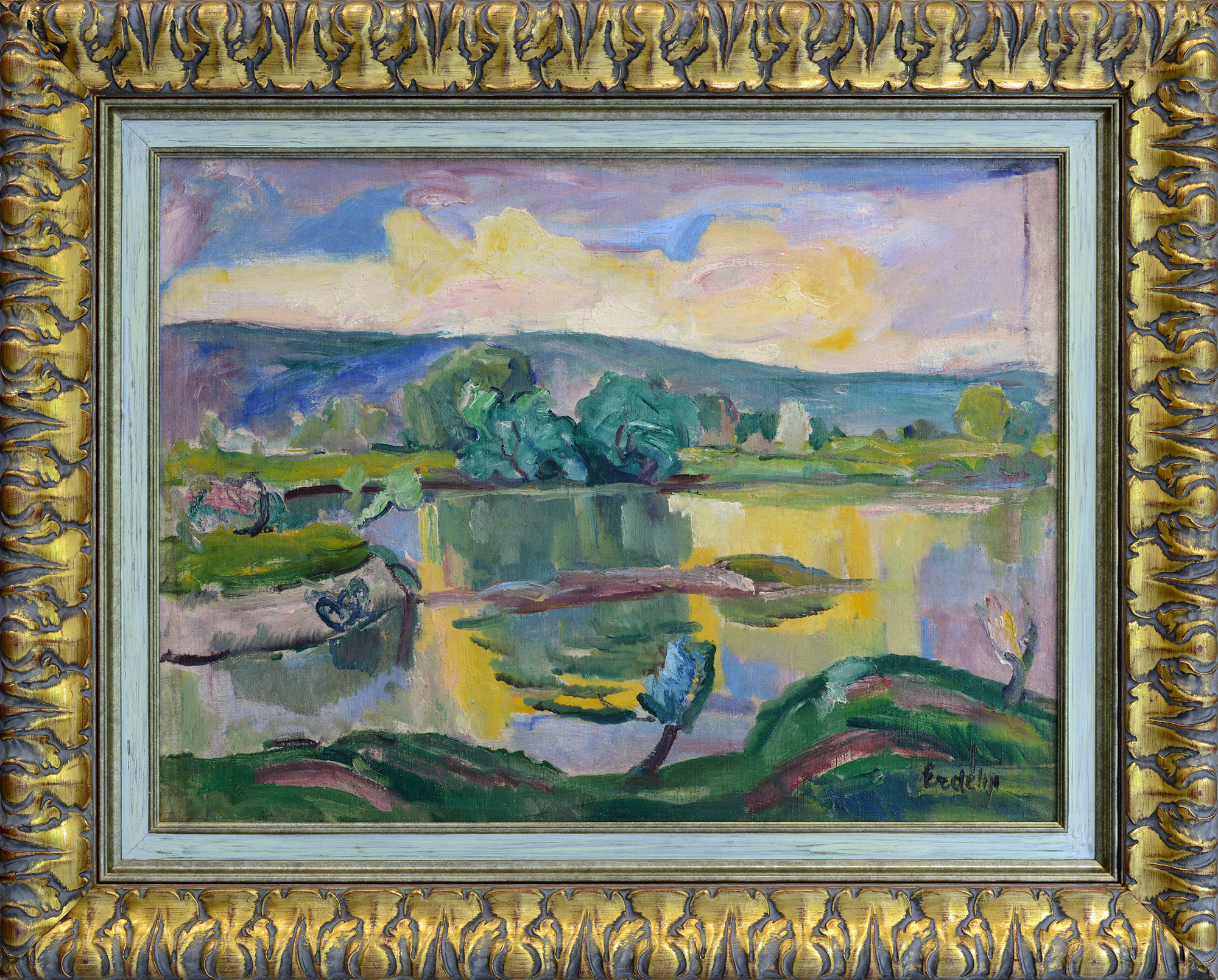 «Краєвид з річкою», 1930-і - 2
