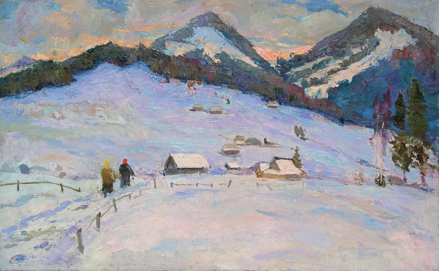 "Зимовий пейзаж", 1960-ті