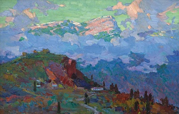 "Гурзуф. Туман у горах", 1964