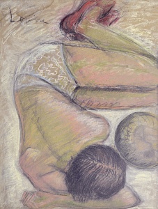 «Гончарова на пляжі», 1950-і