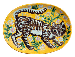 Блюдо «Кот Вася», 1990-е