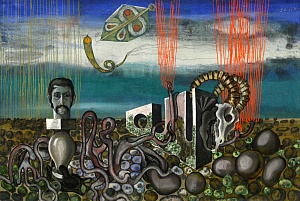 «Композиція з автопортретом», 1975