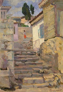  «Улочка в Гурзуфе», 1958