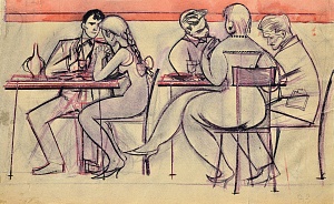  — «В кафе», 1960-і