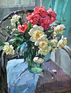  — «На веранді (піони)», 2019