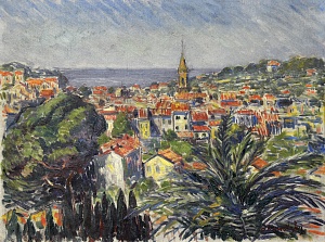 «Пейзаж з французькою рив`єрою», 1930-і