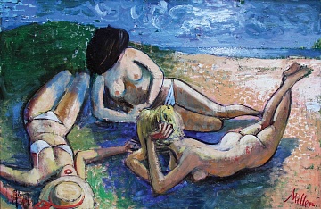 «На пляже», 1970-е гг.