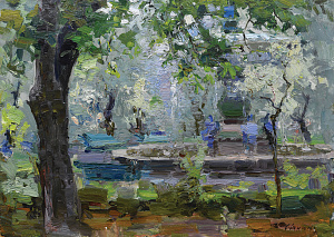 «Фонтан в Мариинском парке», 1950-е