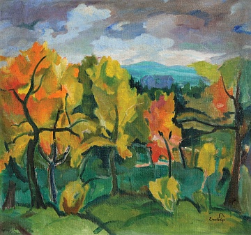 «Вид на Ужгородський замок», 1930-40-і