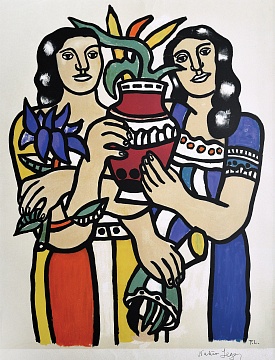 «Дві жінки з вазою», 1950-і