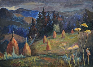 «Копиці в Карпатах.  Дземброня», 1958