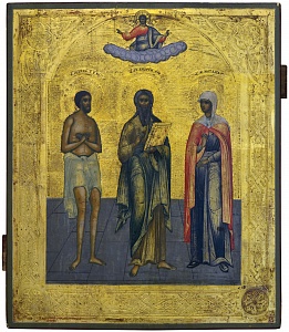 Обрані святі блаженний Іван Христа ради юродивий, Св. апостол Андрій, Св. мучениця Наталія