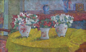 «Цветы в интерьере», 1950-е гг.