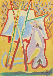  — «Засніжений дах та копиці», 1970