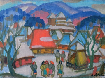 «Зима в гуцульському селі», 1970-і