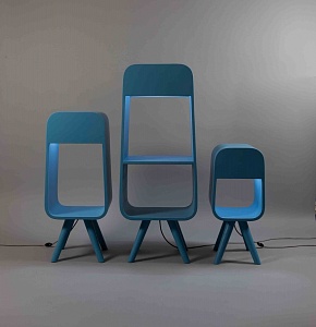 Полки-светильники «Ушанки», 2011