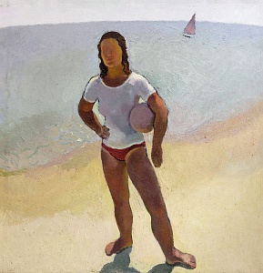  — «Дівчина з м'ячем», 1989