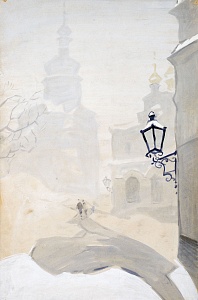 «Києво-Печерська Лавра. Туман», 1966