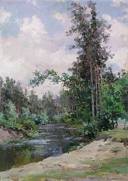 Лесное озеро. Пуща-Водица, 1951 г.