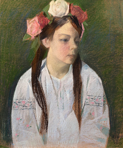 «Девушка в венке», 1970