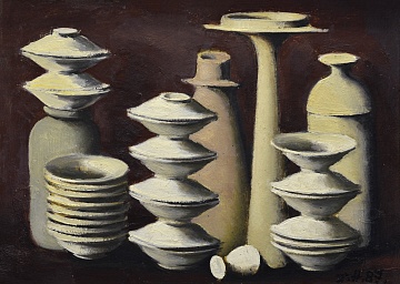 «Натюрморт з керамікою», 1987