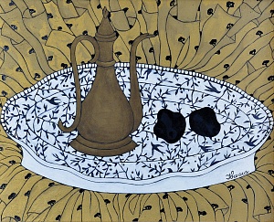  — «Натюрморт з білою тацею», 1989