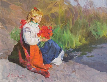 «Девушка с цветами», 2004 г.