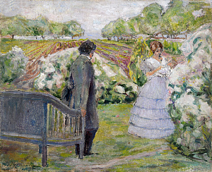 Эскиз к картине «Свидание», кон. XIX – нач. ХХ ст.