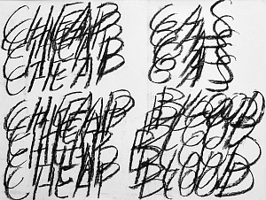  — «Cheap gas cheap blood» із серії «Repeating speech», 2022
